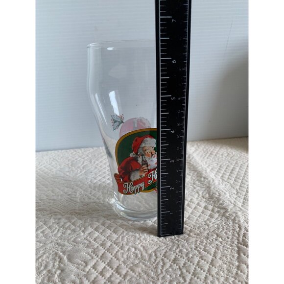 Vintage Happy Holidays Santa Coca Cola soda glass 1998 - Picture 6 of 11